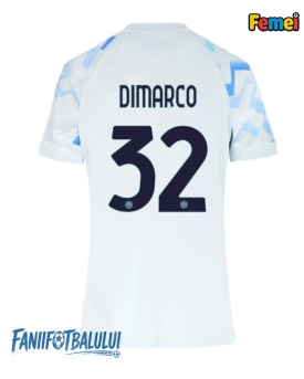Inter Milan Federico Dimarco #32 Tricou Fotbal Replică 2025-26 Femei Deplasare